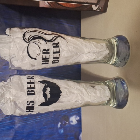 Beer Dispenser with Custom Glasses